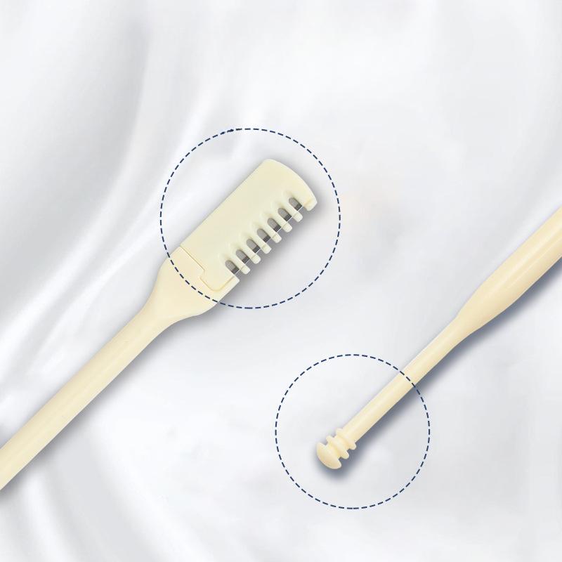 Триммер для волос в носу для мужчин и женщин, портативный ручной вращающийся безопасный для кожи инструмент для удаления волос на лице