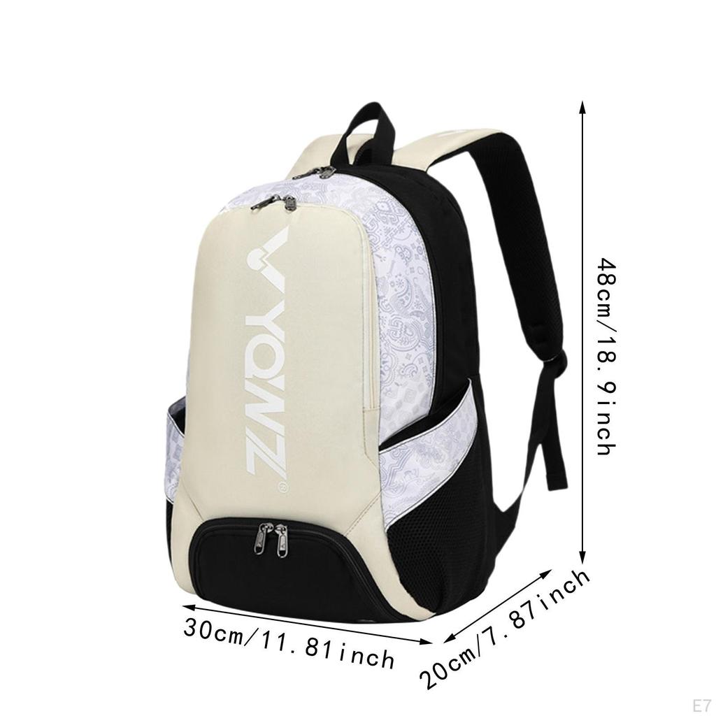 Рюкзак для бадминтона Теннисная сумка для женщин и мужчин Дышащий Пиклбол Спорт Путешествия