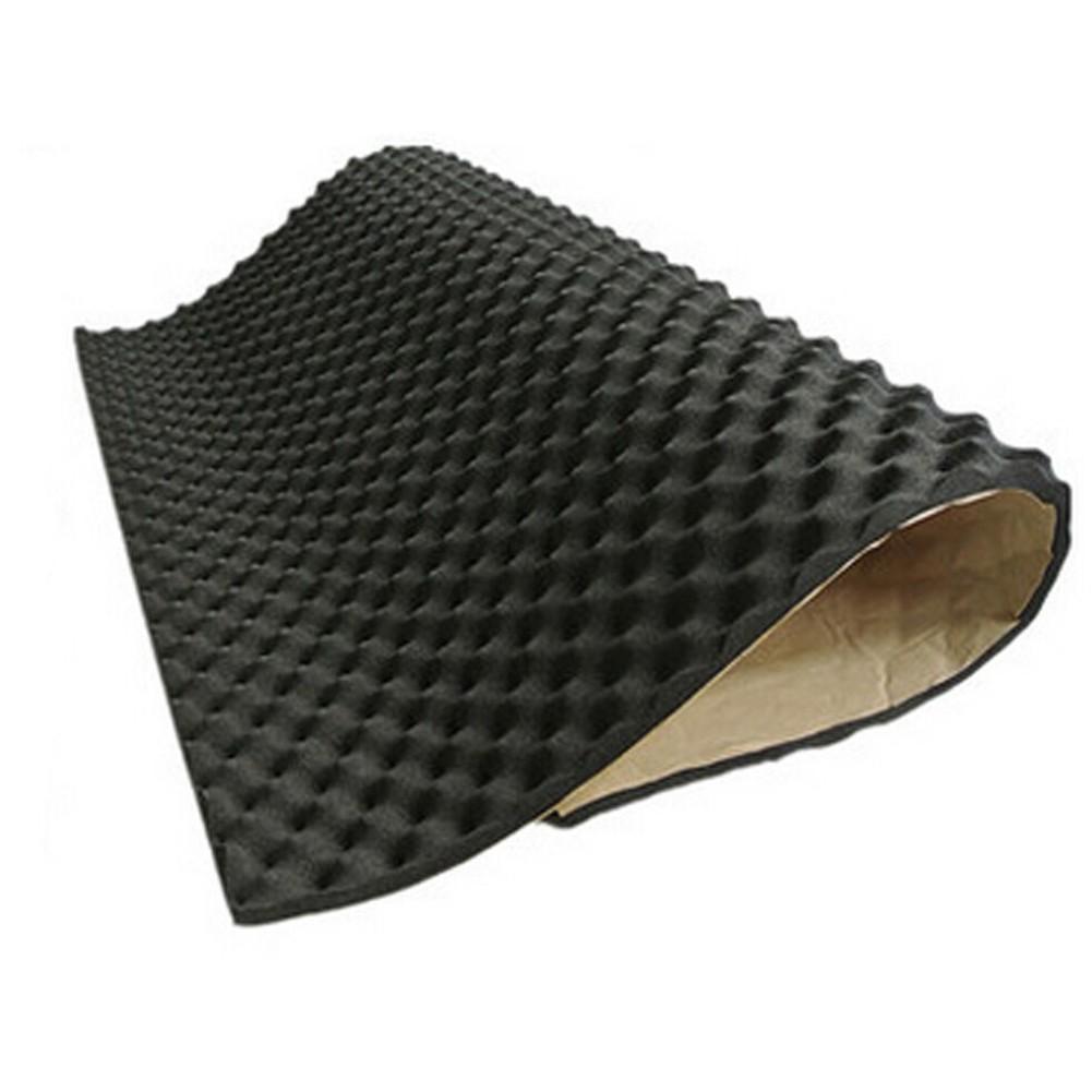 Звукоизоляционный мат Акустическое демпфирование Черный пенопласт Совершенно новый