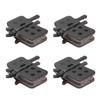 4 Pairs Resin Semi Metal Bicycle Disc Brake Pads Bike Brake Parts Brake Pad Set