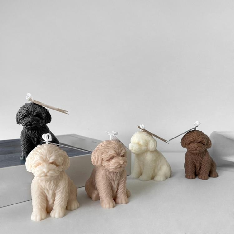 Cute Dog Candle Mold Wax Aromatherapy Moulds Perfect Gift for Craft Enthusiasts