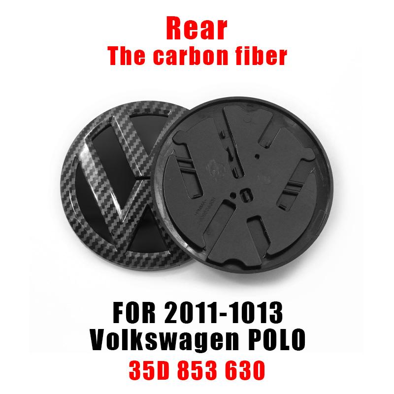 VW GTI GOLF 2026 Hot For VOLKSWAGEN VW Cup Holders 120mm 110mm VW Car Logo Emblem Hood Front And Rear Tail Mark Rear Badge Repla