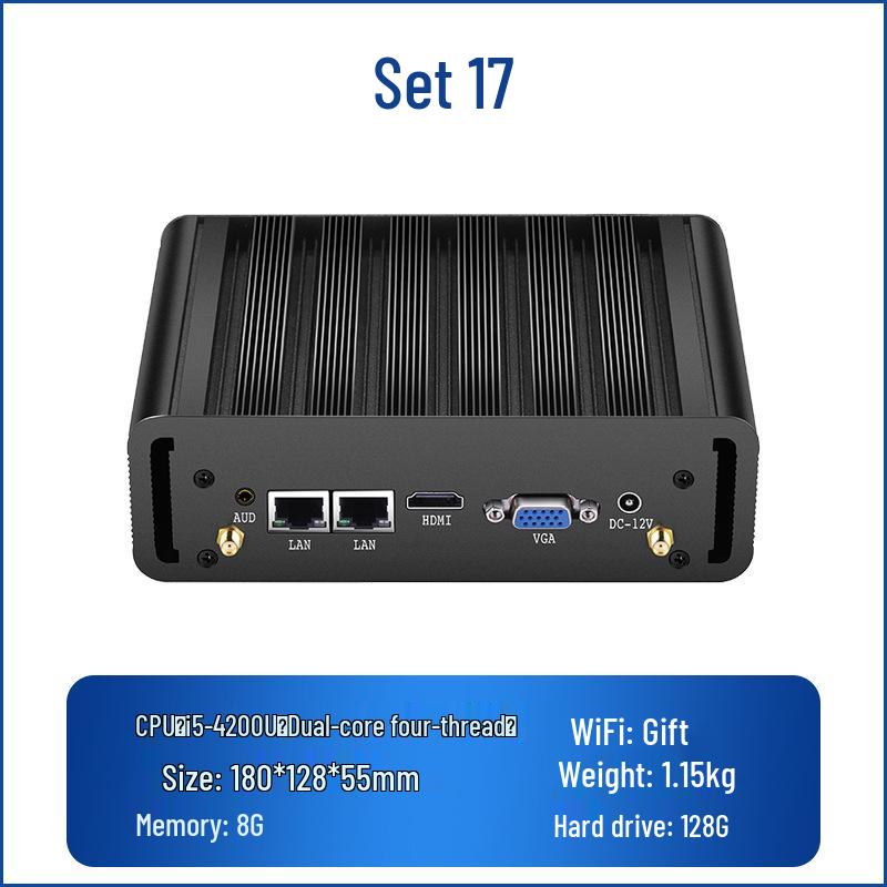 Quad-Core J1900 Dual-Network Embedded Industrial Mini PC