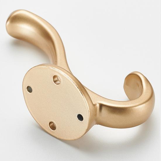 Coat Hook Corrosion-Resistant Wall Hooks Space Saving Upper And Lower Hooks for Bathroom Kitchen