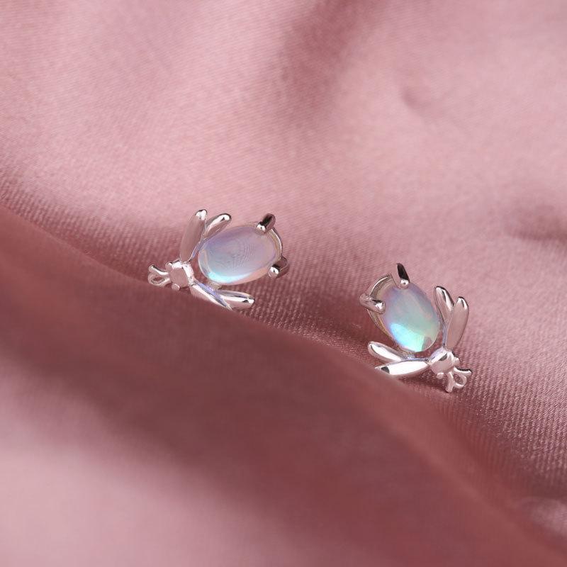 Новый креативный дизайн серег Forest Moonstone Firefly