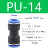 23/60Pcs/Box PU Kit Pneumatic Quick Coupling 4/6/8/10/12/14mm PU Straight Through Air Tubing High Pressure Quick Plug 4 6 8 10mm