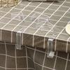 4 шт. Пластиковые прозрачные нескользящие зажимы для скатерти, держатели для скатерти для семьи, ресторана, L