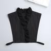 Fashion Half Shirt Style Fake Collar for Women Stand Detachable Collar Fake Girls Vintage Lace Ladies False Blouse Collar Decor