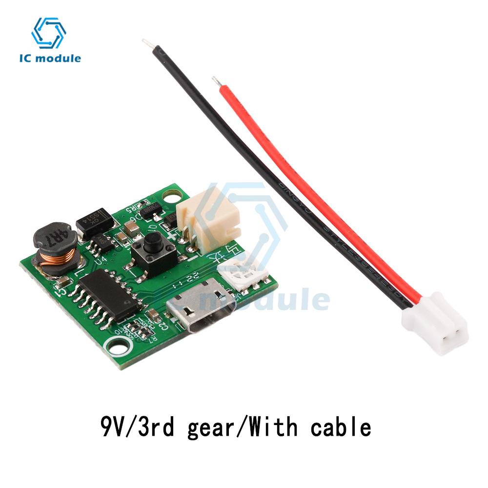 USB Small Fan Circuit Board 3.7V Battery Charger Module  Micro USB Fan Governor Wind Speed Controller