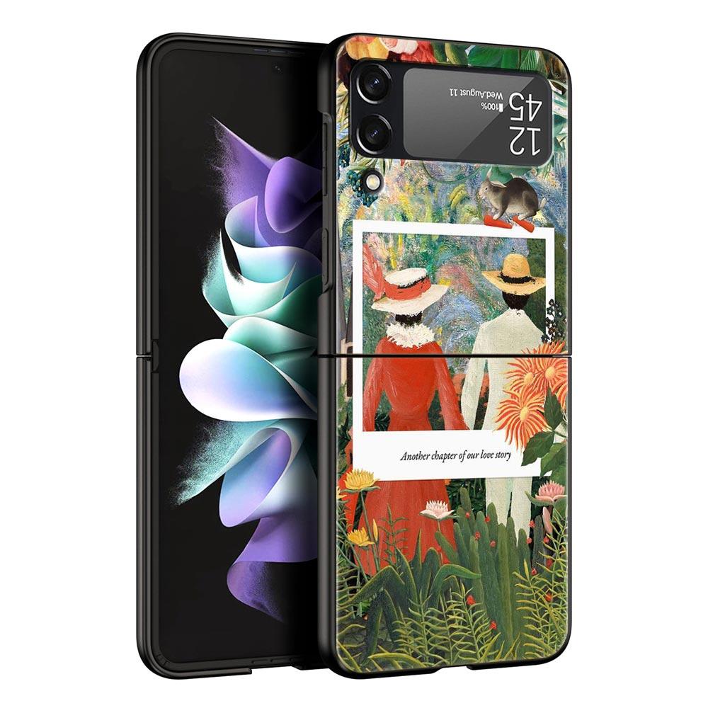 Эстетичный коллаж ART Чехол для телефона Венера Для Samsung Galaxy Z Flip3 Flip4 Flip5 Чехол-оболочка Для Z Flip 3 4 5 6 7 Жесткая складная крышка