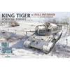 Takom Yuster 1/48 German King Tiger Porsche Turret Full Interior Plastic Model Kit TKOUSNO-008