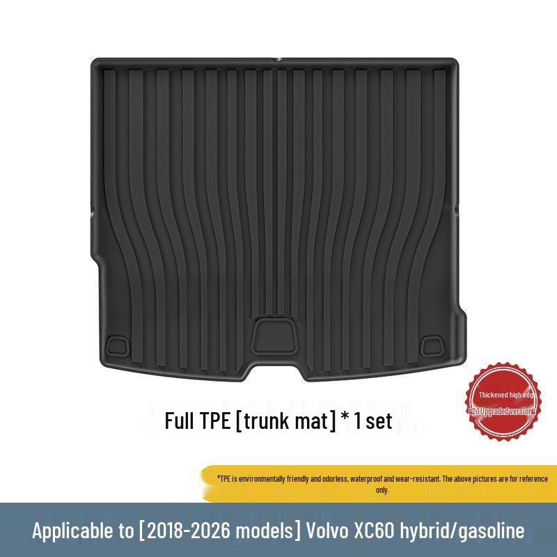 Экологичные коврики для пола из ТПЭ для Volvo XC60 18-26 - Включает грязеотталкивающий коврик в багажник