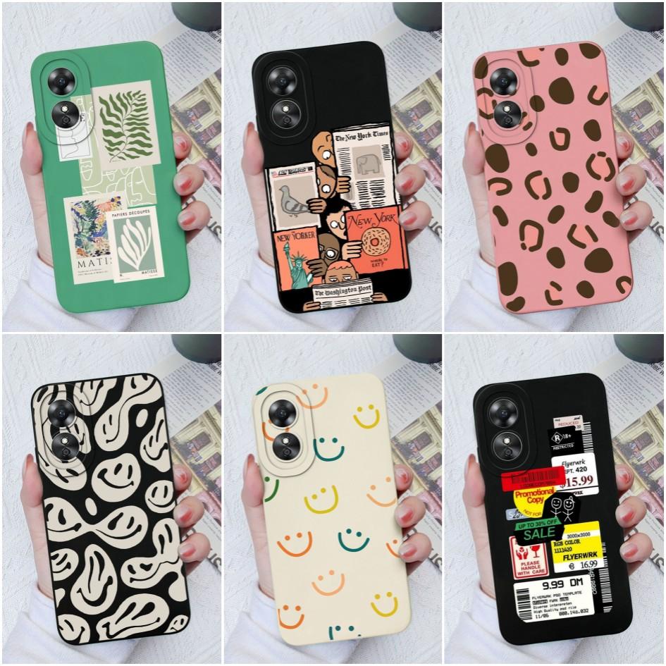 Чехол для OPPO A33 A36 A52 A53S A57 A58 A1 A1Pro 5G A15 A17, роскошный модный противоударный матовый квадратный жидкий силиконовый чехол для задней панели для OPPO A9 Fundas Coque