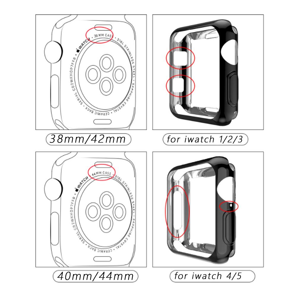 Защитный чехол с алмазным бампером для Apple Watch Series 6 SE 5 4 3 21 38 мм 42 мм, чехлы для Iwatch 40 мм 44 мм, аксессуары для часов