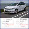 Для Volkswagen VW Touran MK2 5T 2015 2016 2017 2018 2022 глянцевая черная дверная ручка наклейки автомобиля