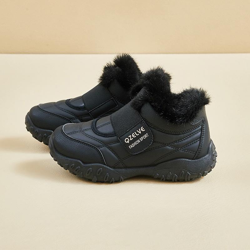 Теплые пушистые зимние ботинки для женщин Удобные ботильоны на щиколотке с меховой подкладкой из искусственной кожи Нескользящая зимняя обувь Женские уличные повседневные ботильоны для ходьбы