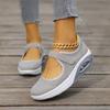 Women's Casual Mesh Sneakers, Breathable & Comfort Platform Soft Sole Shoes, Daily Walking Wedge Footwear