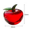 Fruit Statue Glass Creative Crafts Ornament Tabletop Centerpiece Table Decor for Bedroom Car Dashboard Bookshelf Living Room