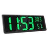 Светодиодный цифровой дисплей для гостиной, умные настенные часы, уличные, для спортзала, класса, большие светодиодные электронные часы-будильник