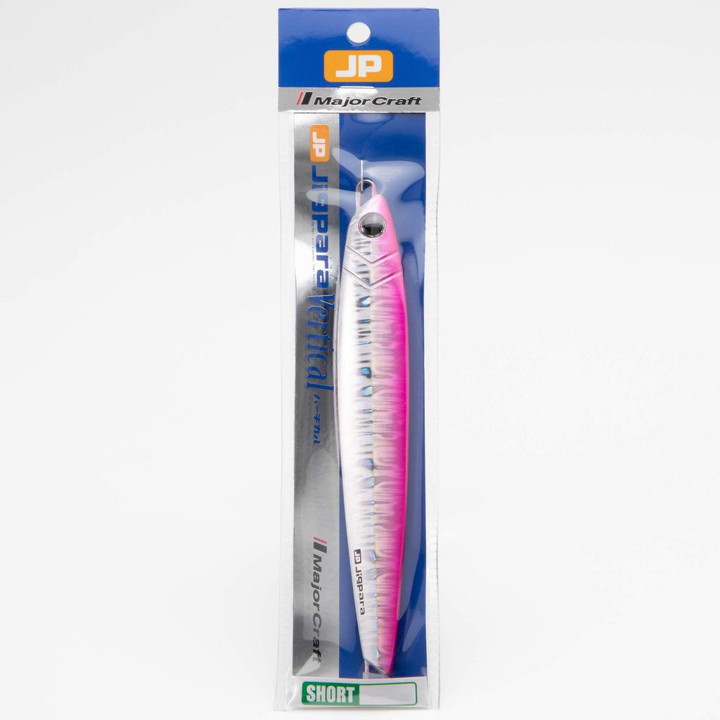 Major Craft Металлический джиг Jigpara Vertical JPV 300 Приманка Джиг, Короткий, 300 г, Розовый, #2,