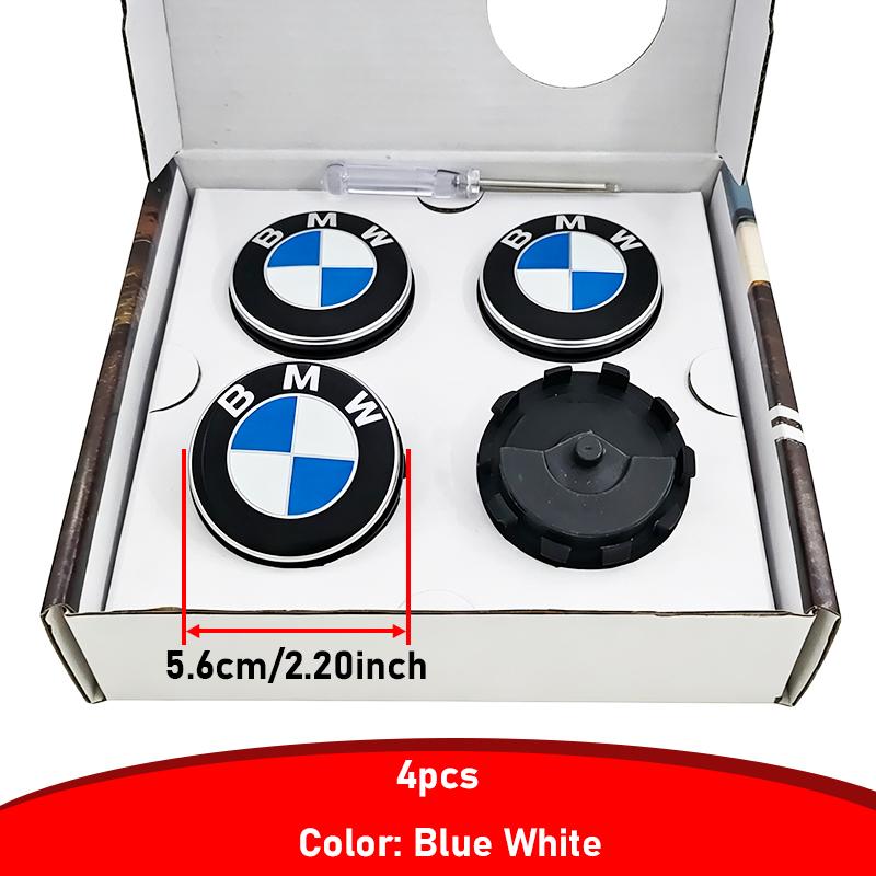 4pcs 56mm 68mm Floating Wheel Center Cap Hub Cover Badge For BMW Z4 X1 X2 X3 F31 F35 E90 E91 X4 X5 X6 M2 M3 M4 M5 M E82 E88 F30 ACPXJ1
