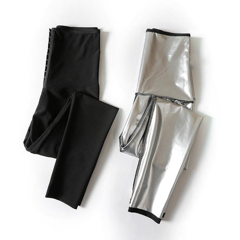 Women Tummy Pants Body Pants Sauna Shapers Sweat Sauna Effect Slimming Pants
