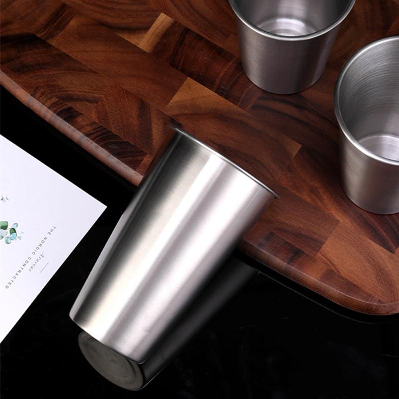 304 нержавеющая сталь кружка для кофе многоразовые пивные кружки чай молоко вода чашки посуда для кемпинга барная посуда