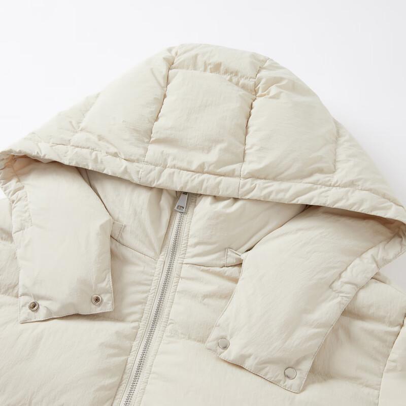 Elva' Island Женская короткая пуховая куртка с капюшоном