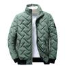Men's Winter Down Coat Solid Color Korean Trend Zipper Jacket Warm Fashion Casual Streetwear Stand-up Collar Thick Coats