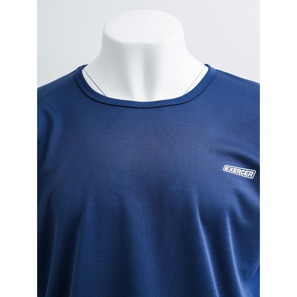 Футболка с коротким рукавом Daiso Sports Mesh L Темно-синяя