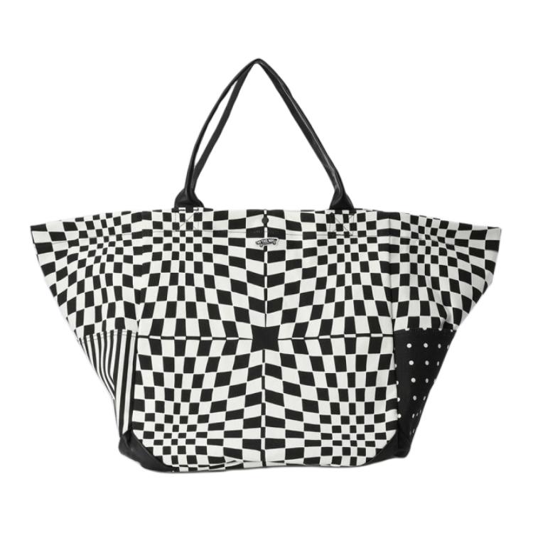 Vans Хлопковая холщовая сумка-тоут, Сумка для покупок, Сумка, Сумка через плечо Женская Черная VN000GW6BLK1