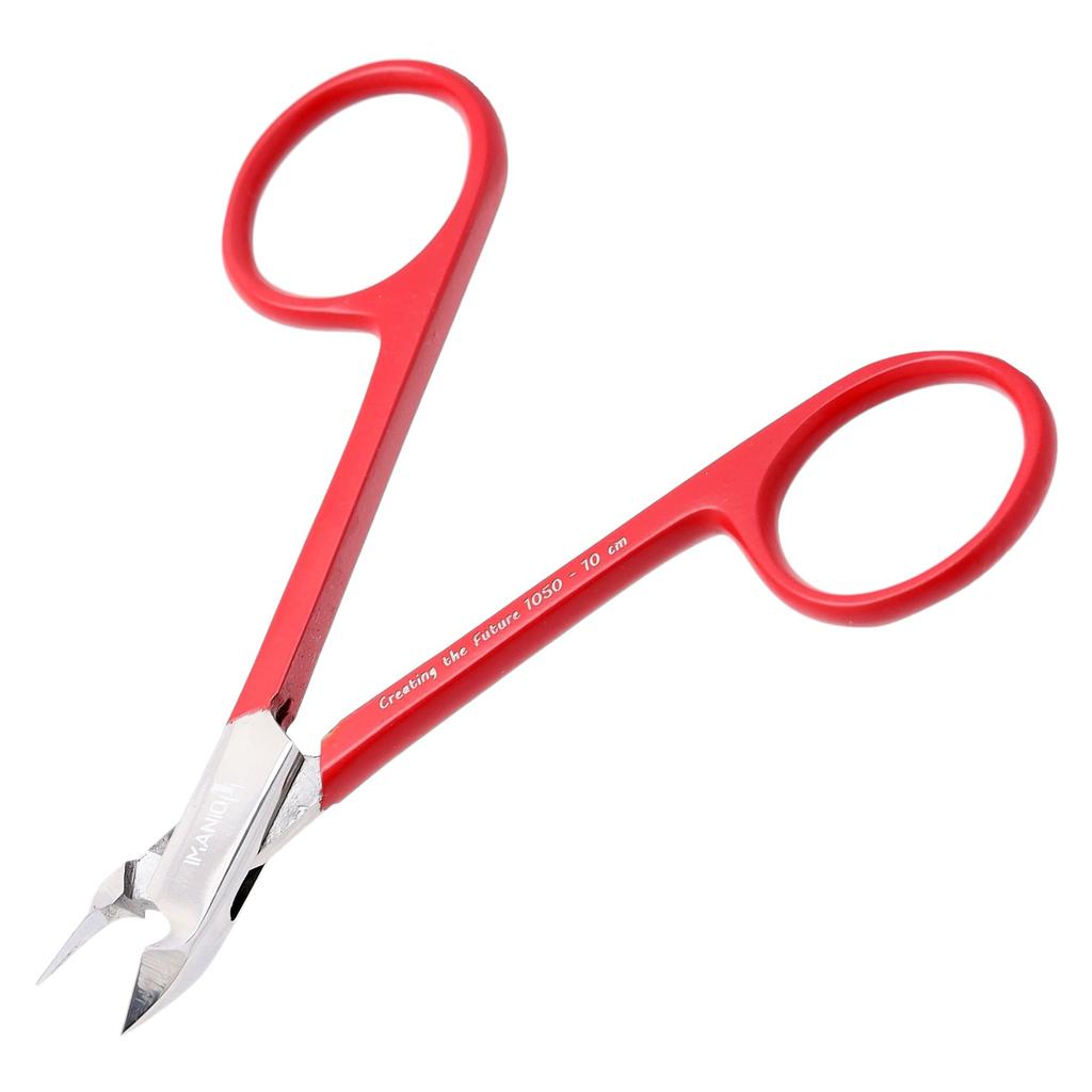 Cuticle Nippers Nail Clippers Cosmetic Scissors Manicure Spa Salon Red