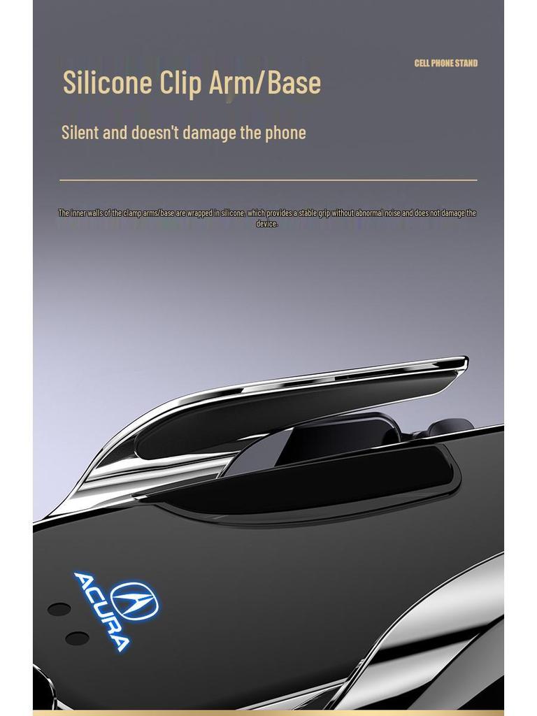 Acura CDX Wireless Fast Charging Car Phone Holder with Smart Sensor