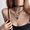 Chic Spicy Girl Leather Bell Choker Necklace – Unique Minority Design