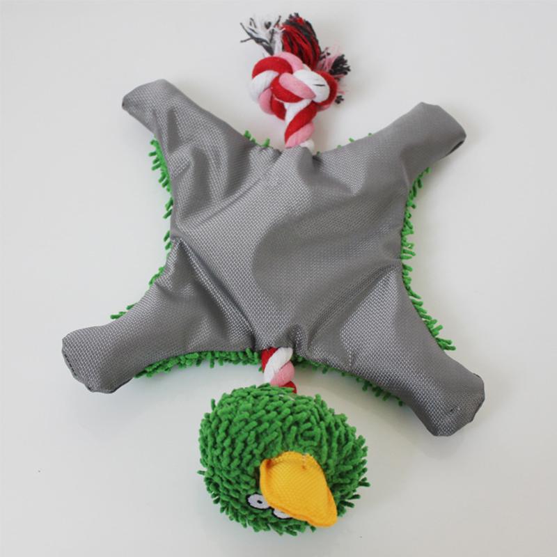 Интерактивные игрушки для дрессировки домашних животных, игрушки для жевания и со скучными звуками для собак, игрушки для развлечения кошек, товары для животных, уточка-швабра из хлопковой веревки