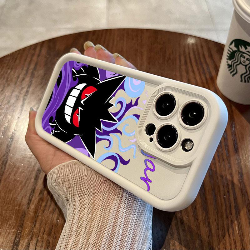 Gengars-Pikachus Monsters Phone Case for iPhone 16 Case iPhone 15 14 13 12 Mini 11 Pro Max 16 Plus XS 15Pro Shockproof Cover