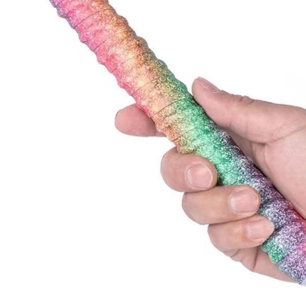 1.5M Gradient Colorful Fishing Rod Sweatband Anti-slip Racket Rainbow Handlebar Wrapping Grip Tape Badminton Sweatband Tap