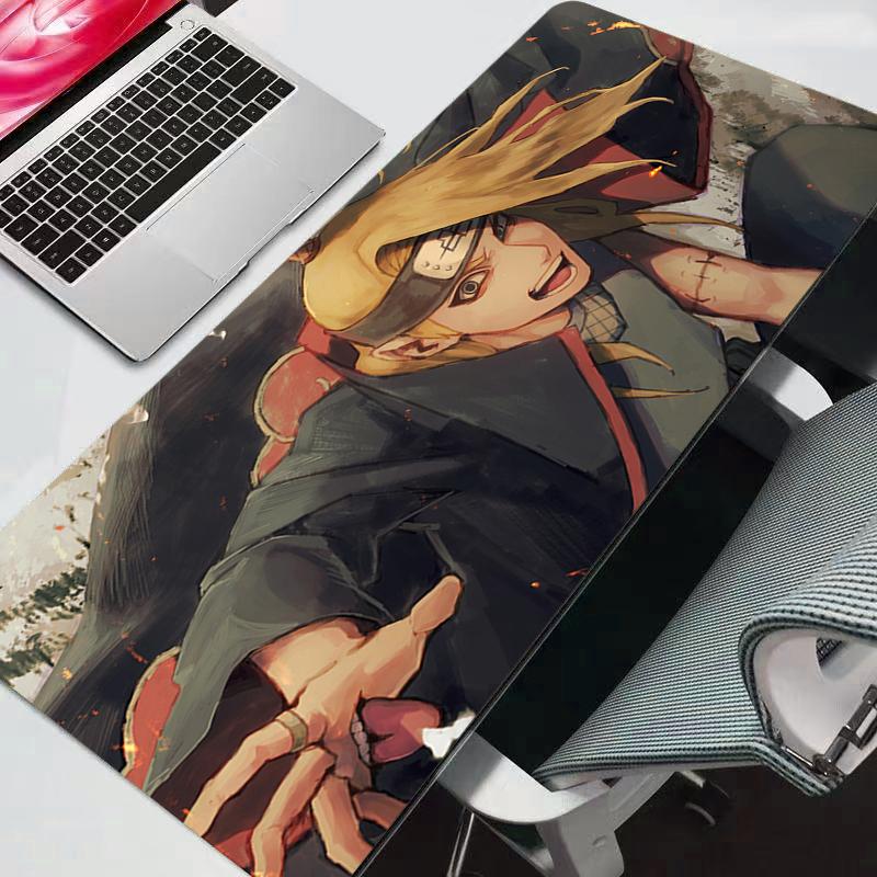 Mouse pad Naruto Computer Laptop Anime Keyboard Mouse Mat Large Mousepad Keyboards Gamers Decoracion Desk Mat durable anime