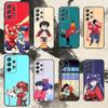 Чехол для телефона R-Ranma 1-2 для Samsung S25, S24, S21, S22, S23, S30, Ultra, S20, Plus, Fe, Note, 10, 9, 5G Черный