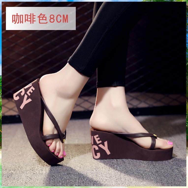 Летние красивые женские шлепанцы на платформе и очень высоком каблуке11 см пляжная обувь тапочки свадебные тапочки женская обувь роскошь