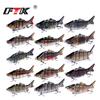 FTK 1 шт., 8,4 см-19 г, 6 секций, многосекционная приманка для мелкой рыбы, приманка для плавания, приманка для барракуды