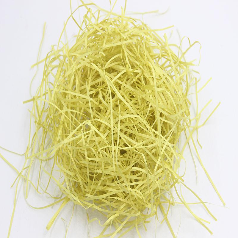 Multicolor Thick Paper Raffia Grass for Gift Box Packaging - Shockproof Material In Stock