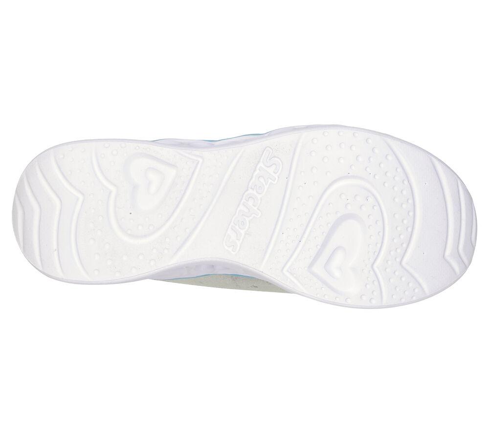 Boots Skechers Silver / Multicolor Heart Lights