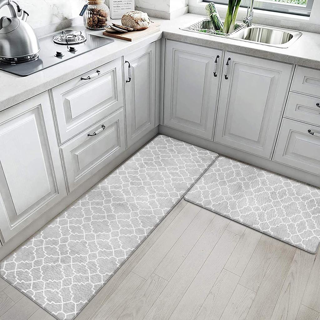 Коврики для кухни из ПВХ, нескользящие, маслостойкие, моющиеся, не требующие мытья, для установки в дверной проем, устойчивые к пятнам коврики