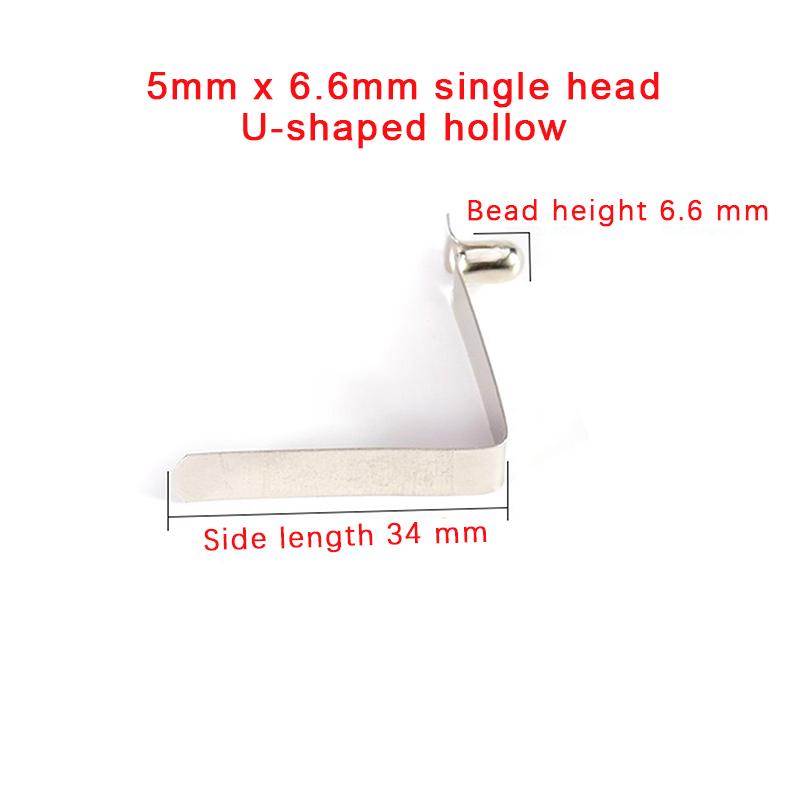 10 шт., однокнопочная защелка для трубы, V-образный стальной пружинный зажим для каравана, каяка