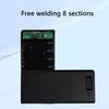 8-слотовый корпус-держатель для аккумуляторов 18650 Портативный PowerBank Оболочка Легкая сборка Прочность Пластиковый бокс для 8x18650 аккумуляторов