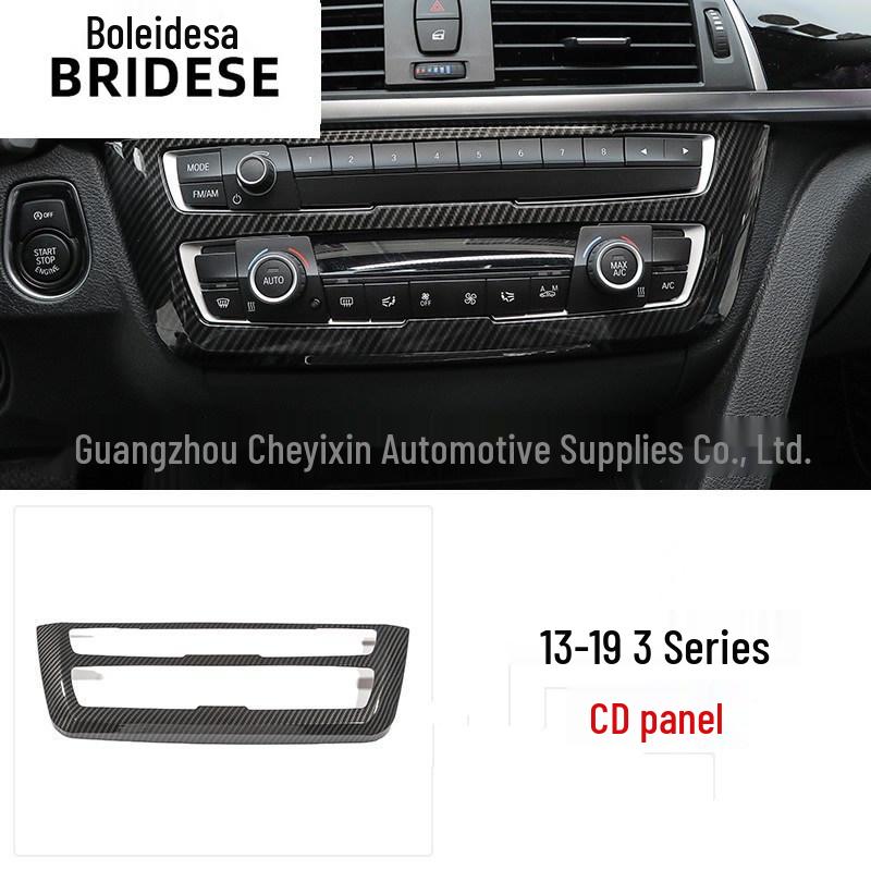 BMW 3 и 4 серии F30 GT Панель кондиционера центральной консоли Отделка из углеродного волокна