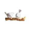 Creative Coat Hanger Bird Shaped Resin Wall Hook for Hanging Hats and Accessories Entryway Living Room Decoration