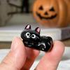 {MX} 1/6 шт. Мультяшные Миниатюрные Фигурки Черной Кошки Милые Котята Настольный Декор Смоляные Украшения DIY Микро Ландшафт Домашний Декор