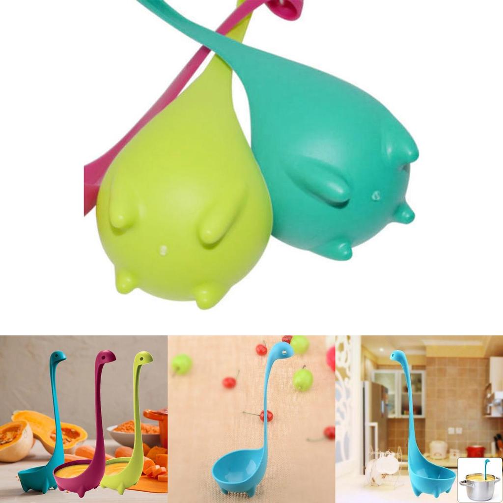 Яркая суповая ложка-динозавр половник Несси Идеальный подарок на любой случай